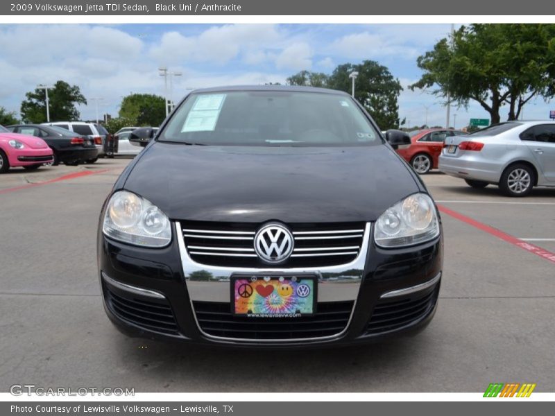 Black Uni / Anthracite 2009 Volkswagen Jetta TDI Sedan