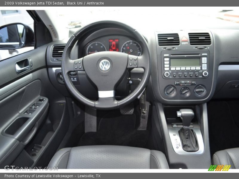 Black Uni / Anthracite 2009 Volkswagen Jetta TDI Sedan