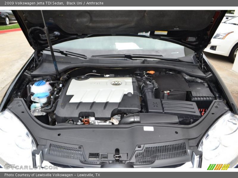 Black Uni / Anthracite 2009 Volkswagen Jetta TDI Sedan