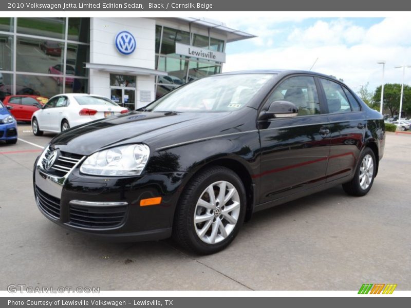 Black / Cornsilk Beige 2010 Volkswagen Jetta Limited Edition Sedan