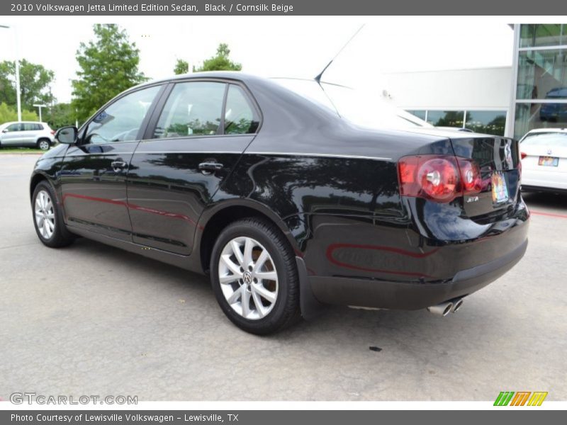 Black / Cornsilk Beige 2010 Volkswagen Jetta Limited Edition Sedan