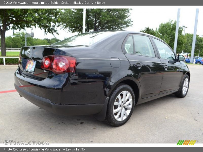 Black / Cornsilk Beige 2010 Volkswagen Jetta Limited Edition Sedan