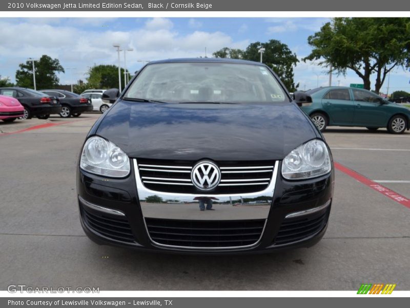 Black / Cornsilk Beige 2010 Volkswagen Jetta Limited Edition Sedan