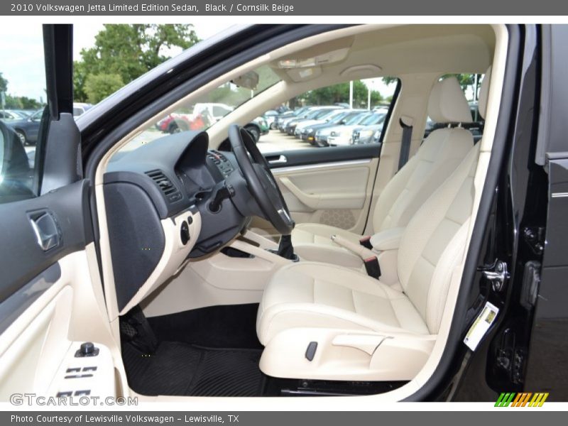 Black / Cornsilk Beige 2010 Volkswagen Jetta Limited Edition Sedan