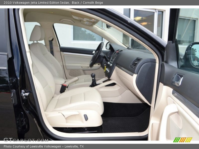 Black / Cornsilk Beige 2010 Volkswagen Jetta Limited Edition Sedan