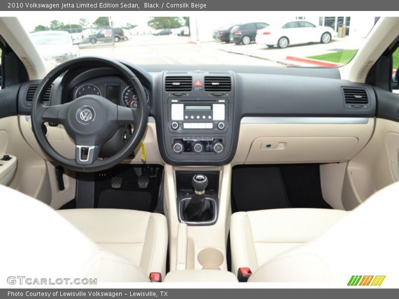 Black / Cornsilk Beige 2010 Volkswagen Jetta Limited Edition Sedan