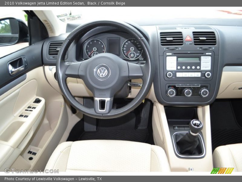 Black / Cornsilk Beige 2010 Volkswagen Jetta Limited Edition Sedan