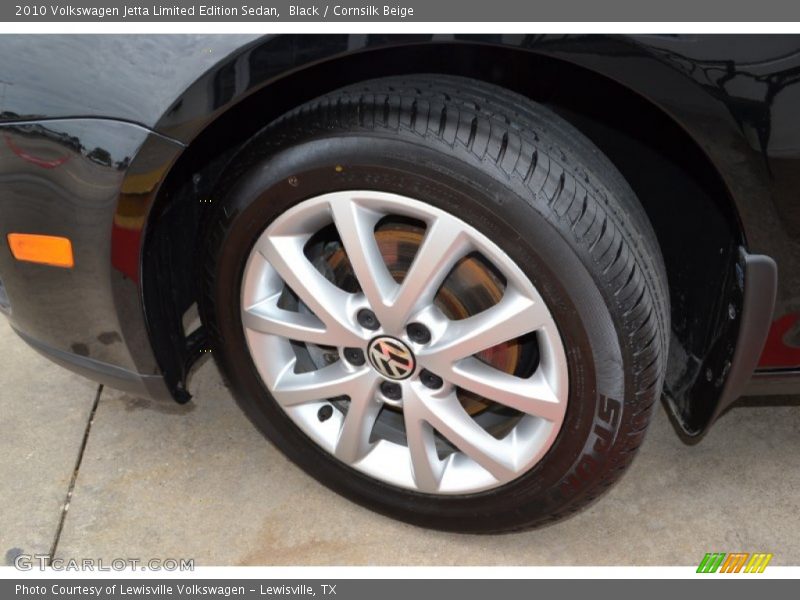 Black / Cornsilk Beige 2010 Volkswagen Jetta Limited Edition Sedan