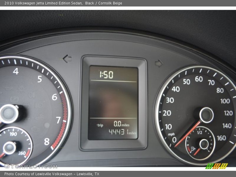 Black / Cornsilk Beige 2010 Volkswagen Jetta Limited Edition Sedan