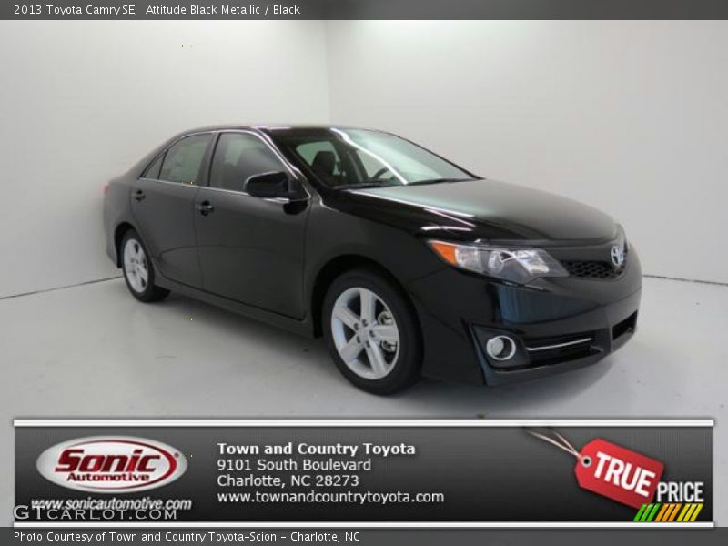Attitude Black Metallic / Black 2013 Toyota Camry SE