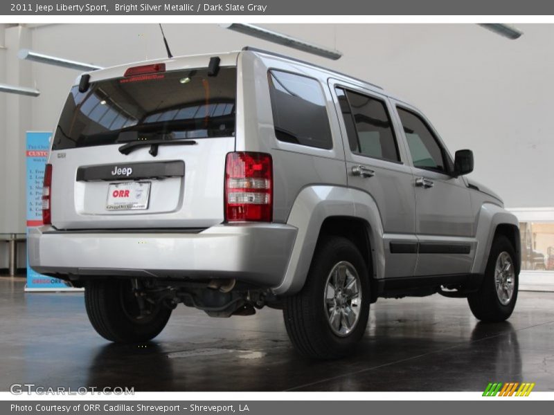 Bright Silver Metallic / Dark Slate Gray 2011 Jeep Liberty Sport