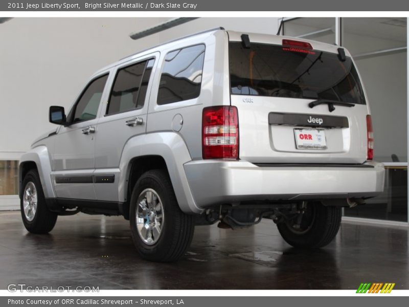 Bright Silver Metallic / Dark Slate Gray 2011 Jeep Liberty Sport