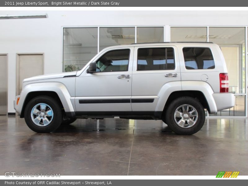 Bright Silver Metallic / Dark Slate Gray 2011 Jeep Liberty Sport