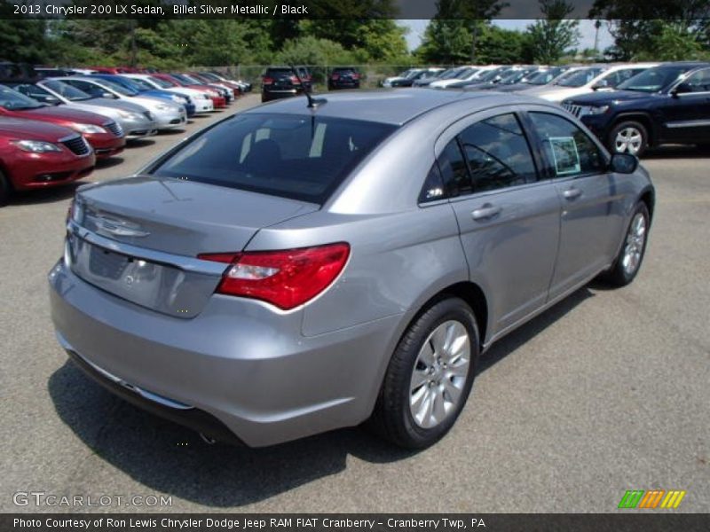 Billet Silver Metallic / Black 2013 Chrysler 200 LX Sedan
