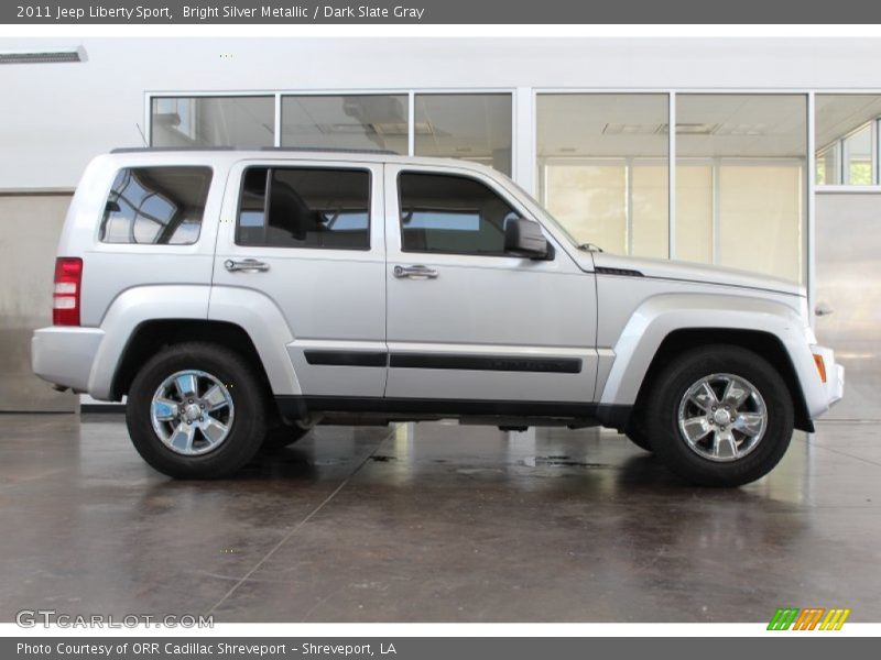 Bright Silver Metallic / Dark Slate Gray 2011 Jeep Liberty Sport