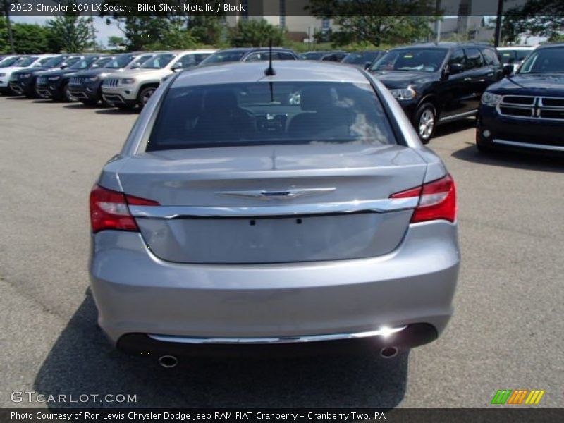 Billet Silver Metallic / Black 2013 Chrysler 200 LX Sedan