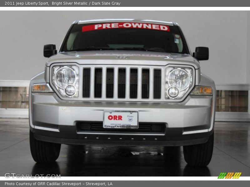 Bright Silver Metallic / Dark Slate Gray 2011 Jeep Liberty Sport