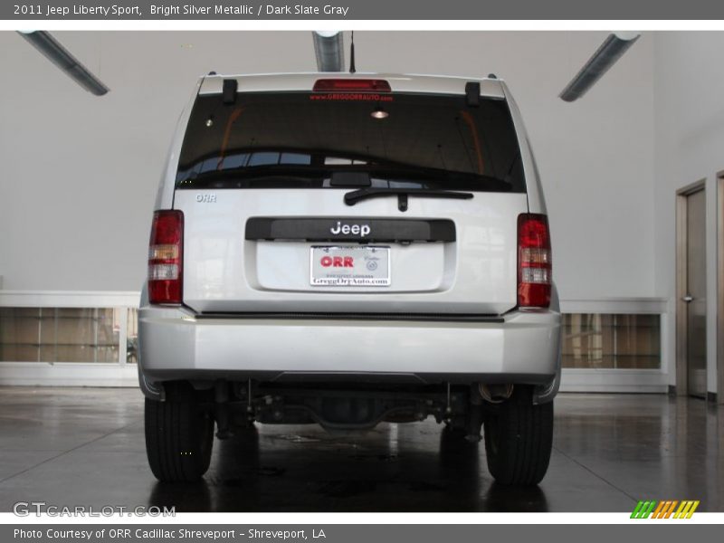 Bright Silver Metallic / Dark Slate Gray 2011 Jeep Liberty Sport