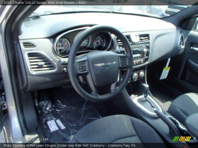 Billet Silver Metallic / Black 2013 Chrysler 200 LX Sedan