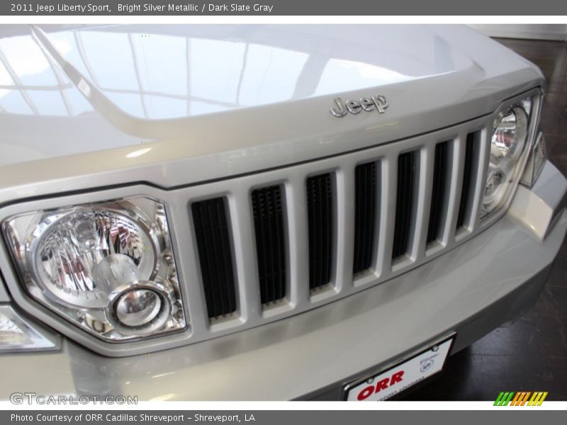 Bright Silver Metallic / Dark Slate Gray 2011 Jeep Liberty Sport