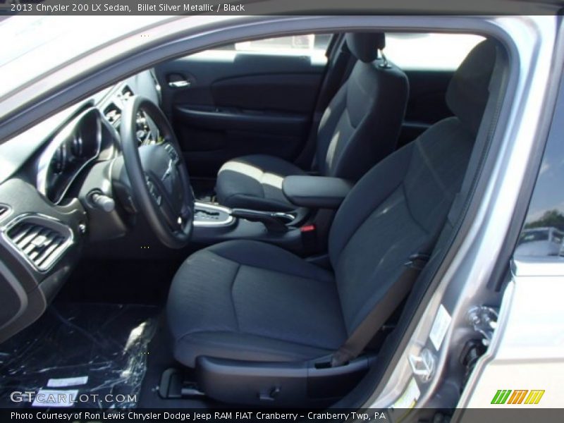 Billet Silver Metallic / Black 2013 Chrysler 200 LX Sedan