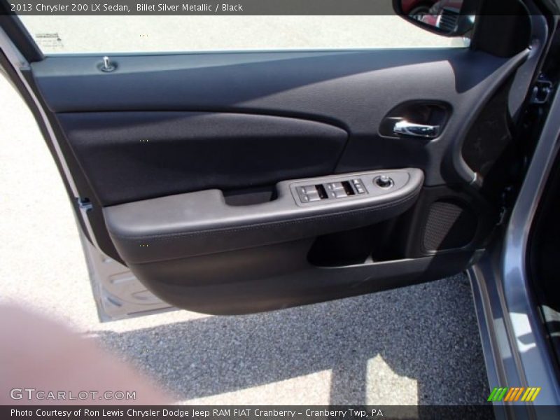 Billet Silver Metallic / Black 2013 Chrysler 200 LX Sedan