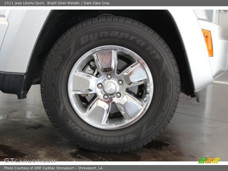 Bright Silver Metallic / Dark Slate Gray 2011 Jeep Liberty Sport
