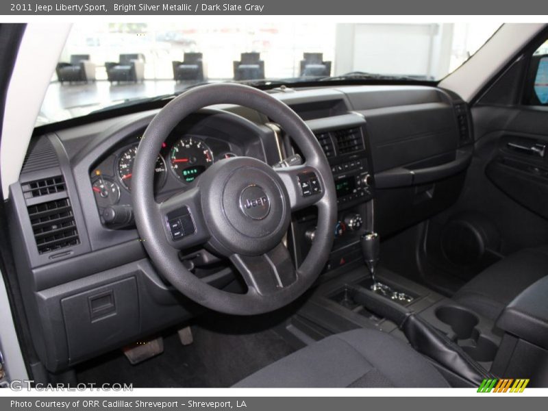 Bright Silver Metallic / Dark Slate Gray 2011 Jeep Liberty Sport