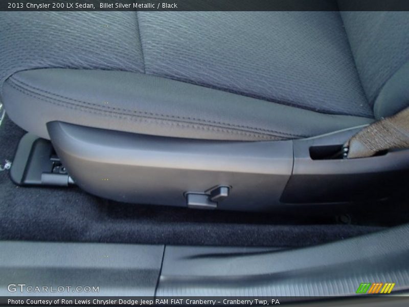 Billet Silver Metallic / Black 2013 Chrysler 200 LX Sedan