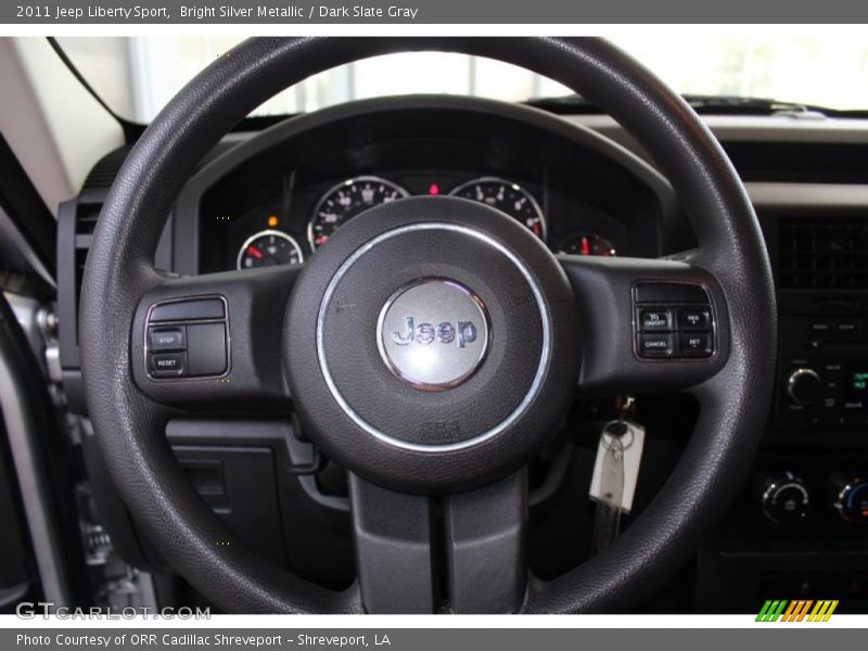 Bright Silver Metallic / Dark Slate Gray 2011 Jeep Liberty Sport