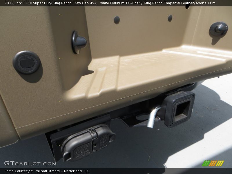 White Platinum Tri-Coat / King Ranch Chaparral Leather/Adobe Trim 2013 Ford F250 Super Duty King Ranch Crew Cab 4x4