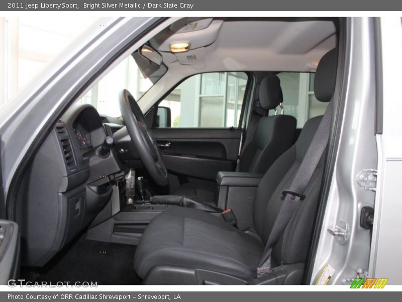 Bright Silver Metallic / Dark Slate Gray 2011 Jeep Liberty Sport