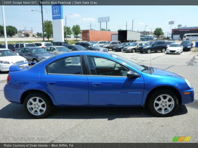 Electric Blue Pearlcoat / Dark Slate Gray 2005 Dodge Neon SXT
