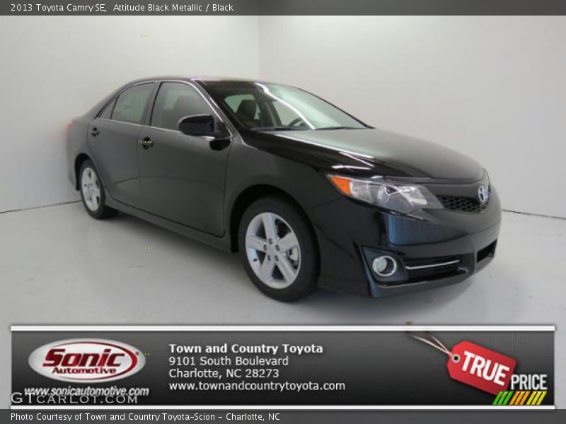 Attitude Black Metallic / Black 2013 Toyota Camry SE