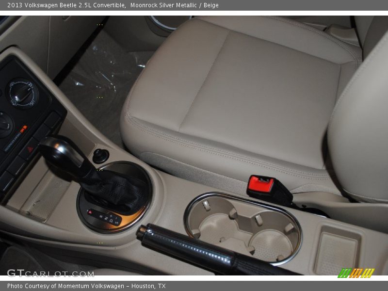 Moonrock Silver Metallic / Beige 2013 Volkswagen Beetle 2.5L Convertible