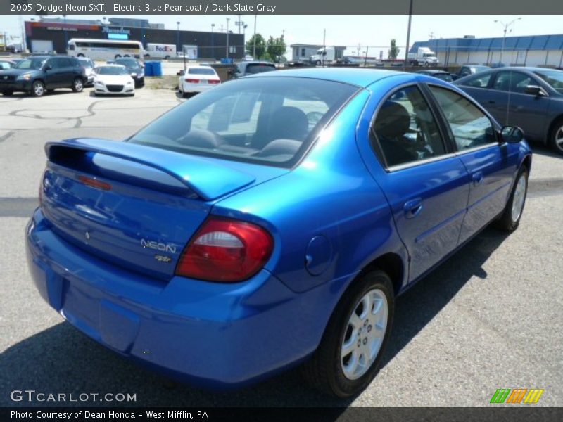 Electric Blue Pearlcoat / Dark Slate Gray 2005 Dodge Neon SXT