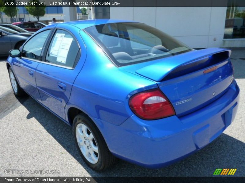 Electric Blue Pearlcoat / Dark Slate Gray 2005 Dodge Neon SXT