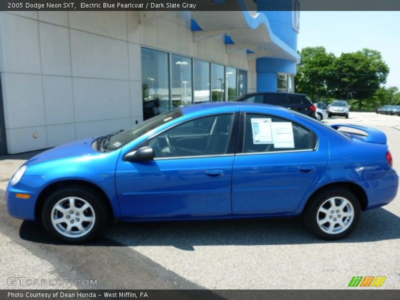 Electric Blue Pearlcoat / Dark Slate Gray 2005 Dodge Neon SXT