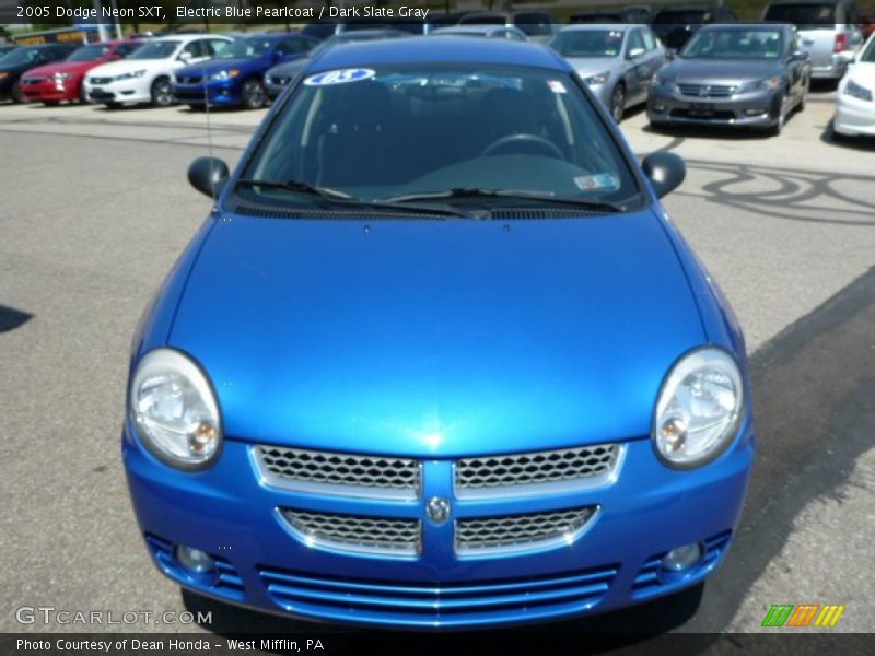 Electric Blue Pearlcoat / Dark Slate Gray 2005 Dodge Neon SXT