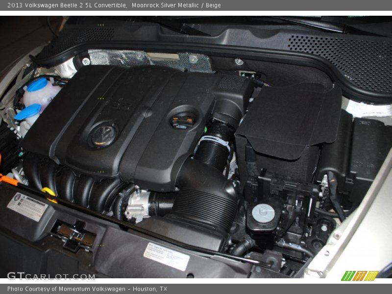 Moonrock Silver Metallic / Beige 2013 Volkswagen Beetle 2.5L Convertible