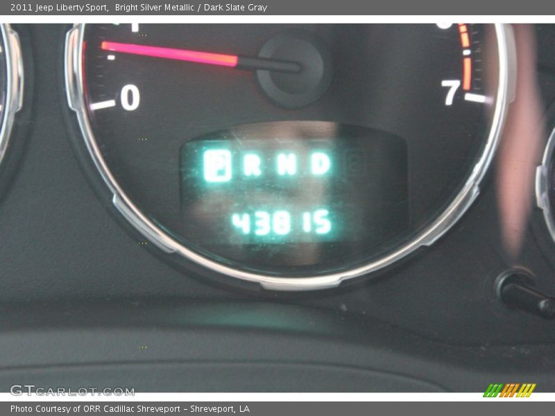 Bright Silver Metallic / Dark Slate Gray 2011 Jeep Liberty Sport