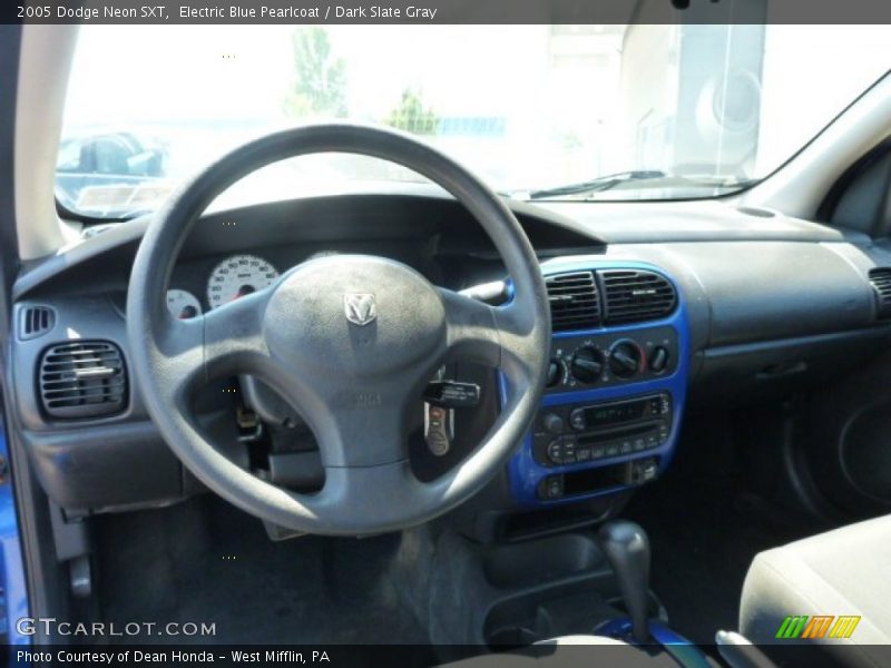 Electric Blue Pearlcoat / Dark Slate Gray 2005 Dodge Neon SXT