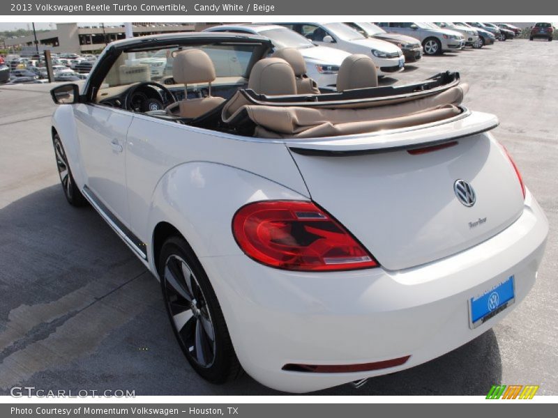 Candy White / Beige 2013 Volkswagen Beetle Turbo Convertible
