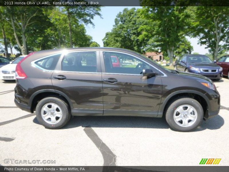 Kona Coffee Metallic / Black 2013 Honda CR-V LX AWD