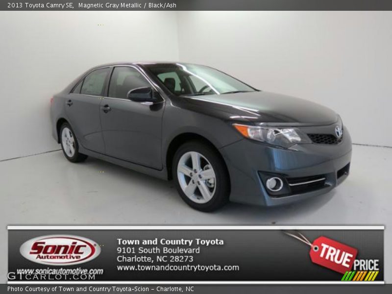 Magnetic Gray Metallic / Black/Ash 2013 Toyota Camry SE