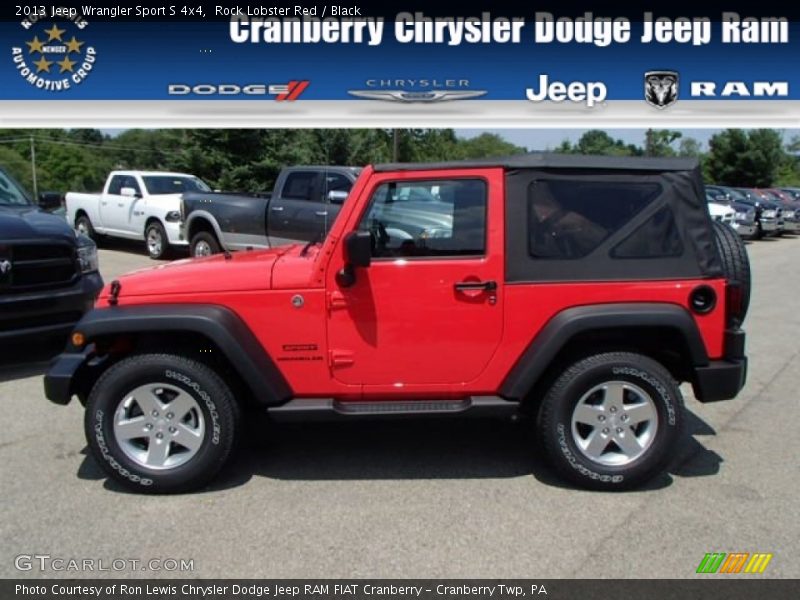 Rock Lobster Red / Black 2013 Jeep Wrangler Sport S 4x4