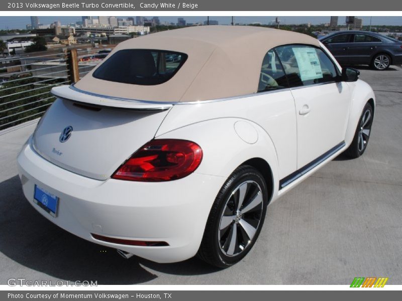 Candy White / Beige 2013 Volkswagen Beetle Turbo Convertible