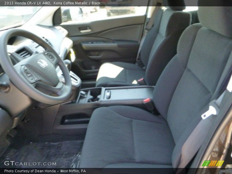 Kona Coffee Metallic / Black 2013 Honda CR-V LX AWD