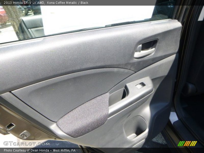 Kona Coffee Metallic / Black 2013 Honda CR-V LX AWD