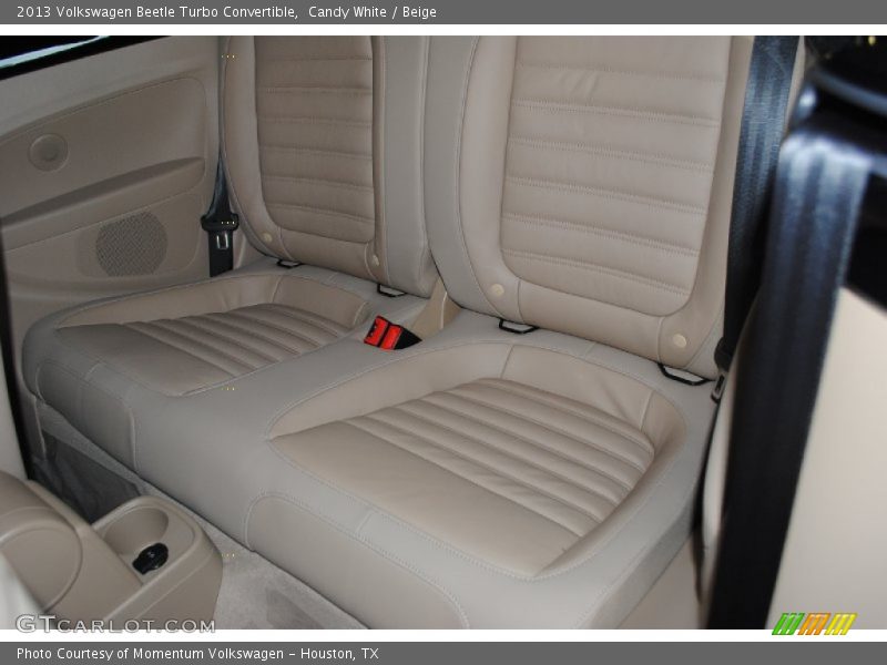 Rear Seat of 2013 Beetle Turbo Convertible